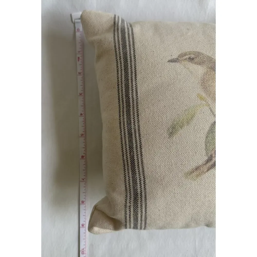 10x9 Decorative Bird on a Branch pillow by Audrey’s Your Hearts Delight. Cottage